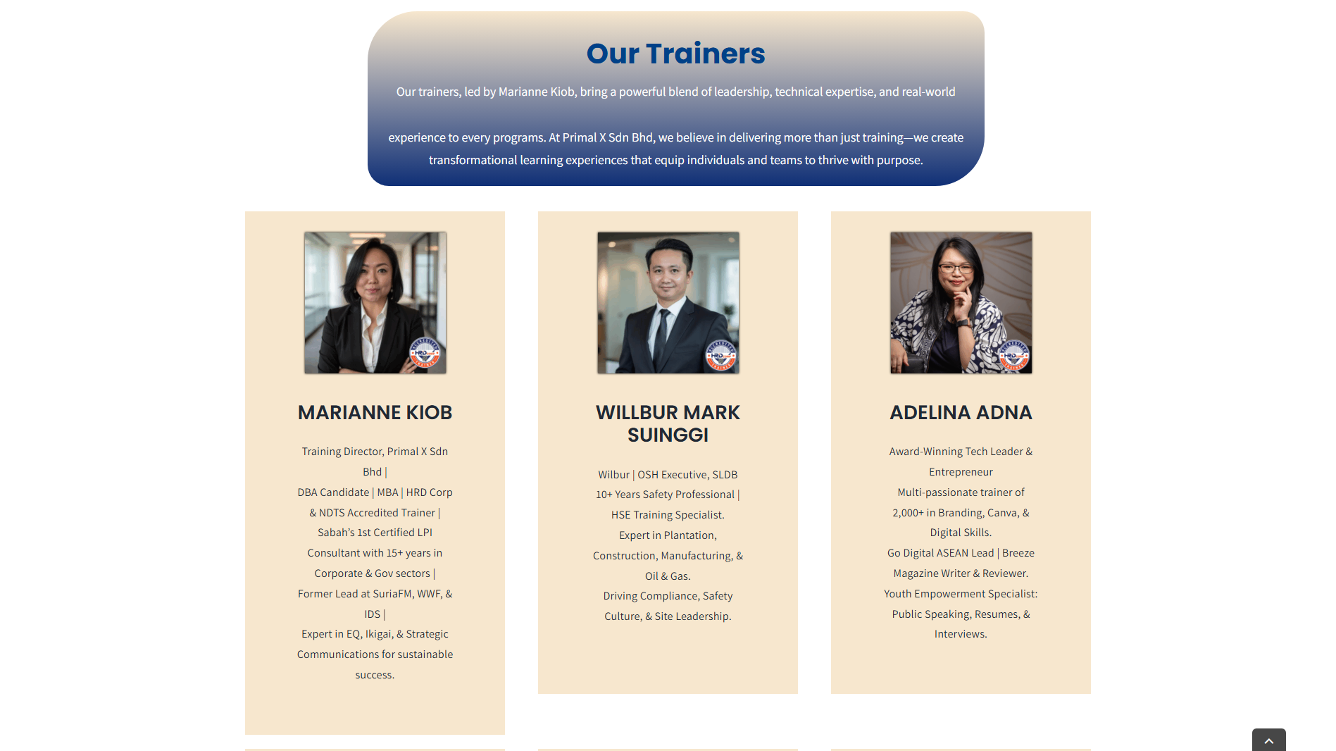 Arus Nova Homepage